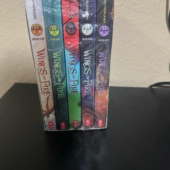 Scholastic Wings of Fire Collection with Colorful Dragon Covers - Picture 2 of 4